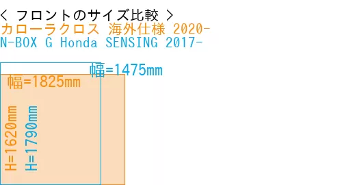 #カローラクロス 海外仕様 2020- + N-BOX G Honda SENSING 2017-